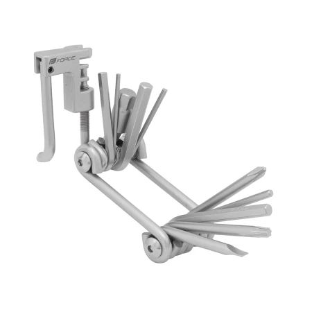 Multiklíč FORCE sada 11 funkcí s nýtovačem
