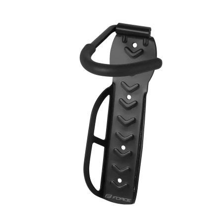 Držák kola FORCE na zeď, za přední kolo, Fe, černý