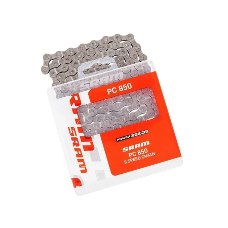 Řetěz Sram SRAM PC 850 114 čl. + spojka POWERLINK SILVER 8 speed
