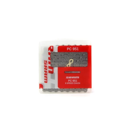 Řetěz SRAM PC 951 114 čl. + spojka POWERLINK GOLD 9 speed