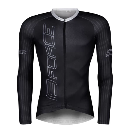 Dres FORCE TEAM PRO, dlouhý rukáv, černo-šedý