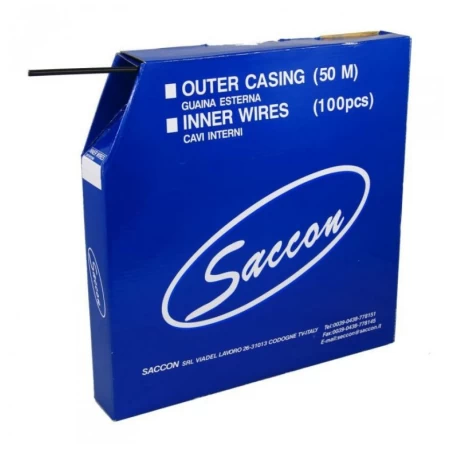 Bovden řadicí Saccon 1,2/4,0mm černý box 50m
