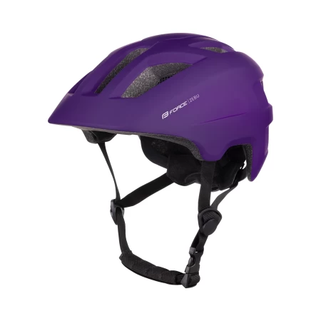 Přilba FORCE ZEBU s blikačkou, fialová