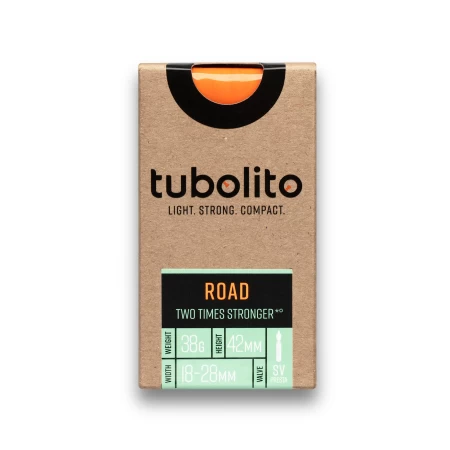 Duše TUBOLITO Road 700x18/32C - SV80, galuskový ventilek 80mm Orange