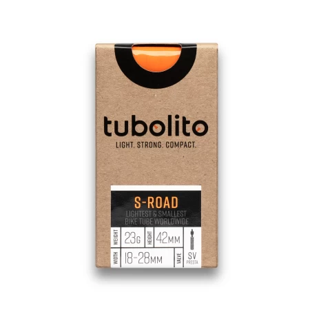Duše TUBOLITO S-Tubo Road 700x18/32C - SV60 , galuskový ventilek 60mm Orange