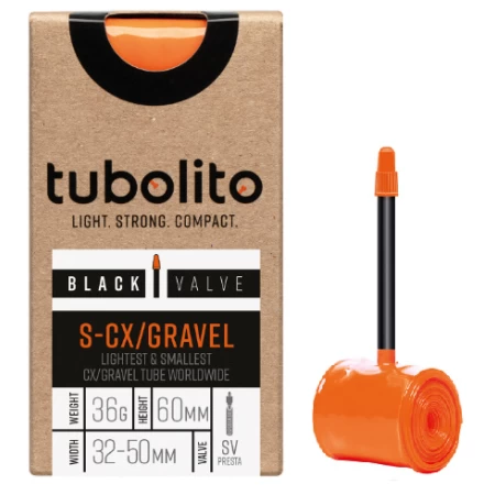 Duše TUBOLITO S-Tubo CX/Gravel 700x32/50C - SV42B, galuskový ventilek 42mm Black