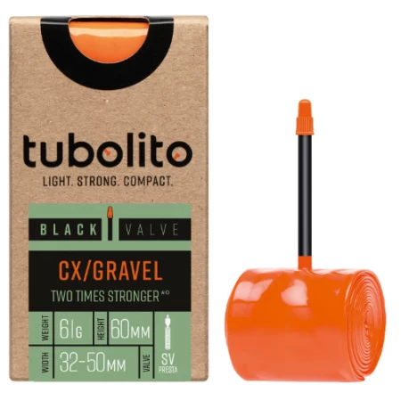 Duše TUBOLITO CX/Gravel 700x32/50C - SV42B, galuskový ventilek 42mm Black