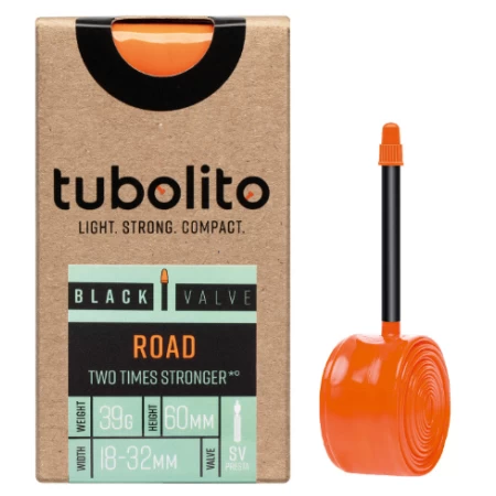 Duše TUBOLITO Road 700x18/32C - SV42B, galuskový ventilek 42mm Black