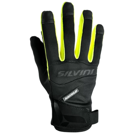 Zimní softshellové rukavice Silvini Fusaro UA745 black/neon