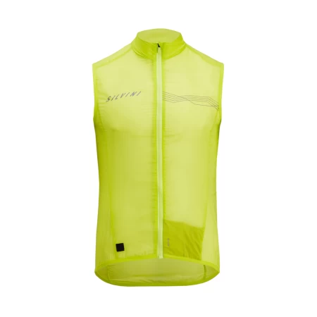 Pánská vesta Silvini Tenno MJ1602 lime/cloud