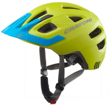 Dětská přilba CRATONI Maxster Pro Lime/Blue Matt