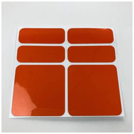 Reflexní samolepky SHAMANRACING set 6ks, oranžová