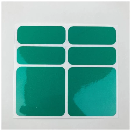 Reflexní samolepky SHAMANRACING set 6ks, zelená