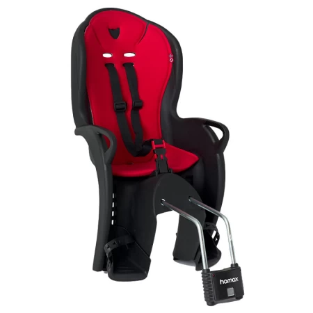Sedačka HAMAX Kiss černo/červená
