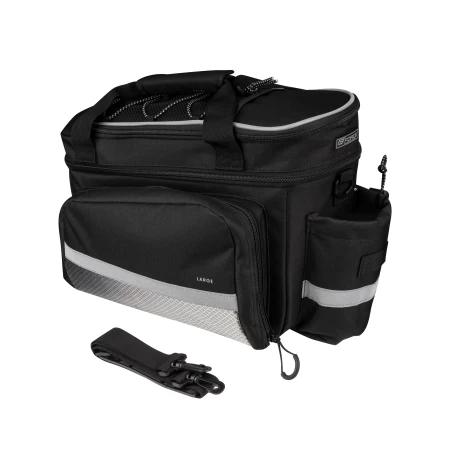 Brašna na zadní nosič FORCE LARGE, černá 20 l