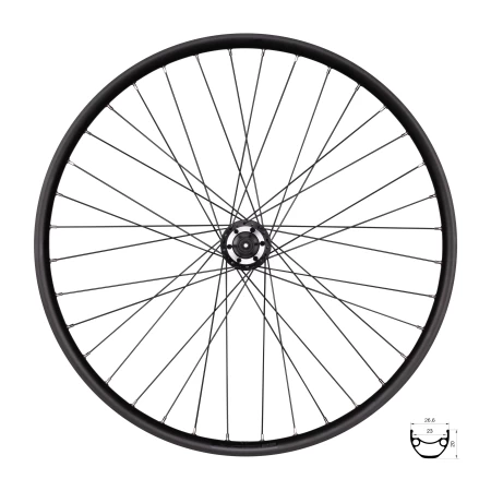 Zadní kolo FORCE XC DISC 26&quot; 559x23 F804337-6d, 36děr
