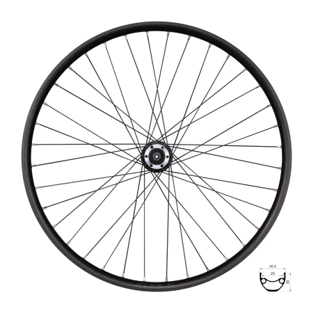 Přední kolo FORCE XC DISC 26&quot; 559x23 F804336-6děr 36děr