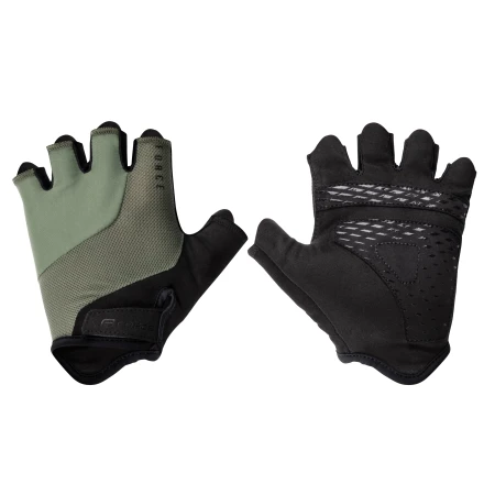 Rukavice FORCE LAND, army-černé
