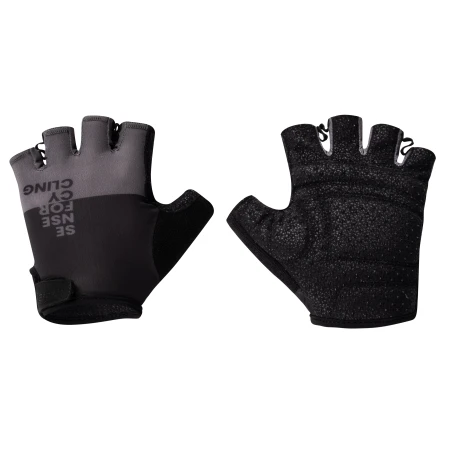 Rukavice FORCE FINE, černo-šedé