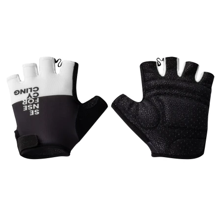 Rukavice FORCE FINE, černo-bílé