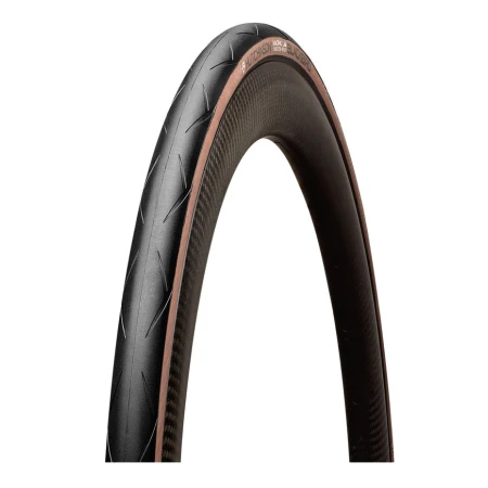 Plášť HUTCHINSON BLACK. TLR HOOKLESS 700x28 kevlar, černo-béžový