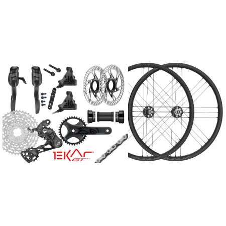 Sada Campagnolo Ekar GT + kazeta + kola Zonda GT, AKČNÍ CENA