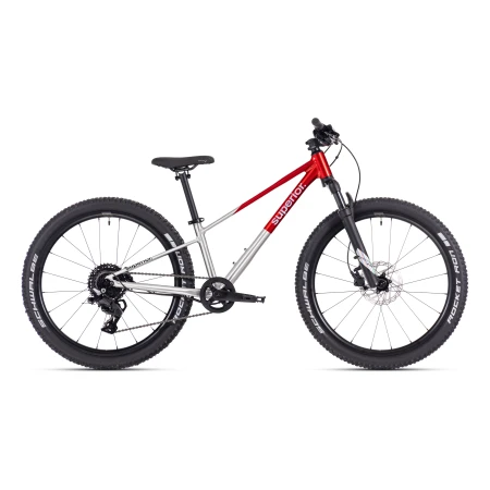 Dětské kolo Superior TEAM 24 Gloss Brushed Alu / Red 2026
