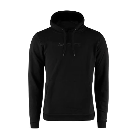 Mikina FORCE COMFY UNI přes hlavu s kapucí, černá