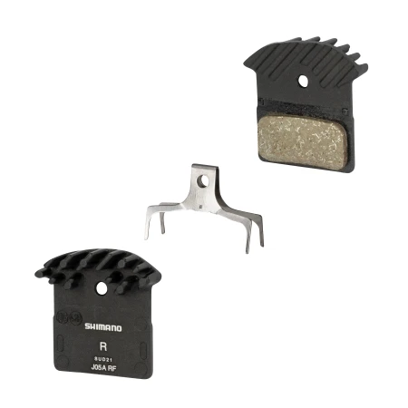 Brzdové destičky SHIMANO J05A polymer, s pružinou + chladič