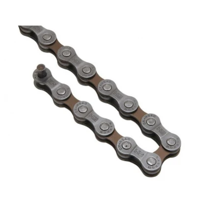 Řetěz SHIMANO CN-HG40 šedý, balený+spojka, 6/7/8 speed, 114 článků