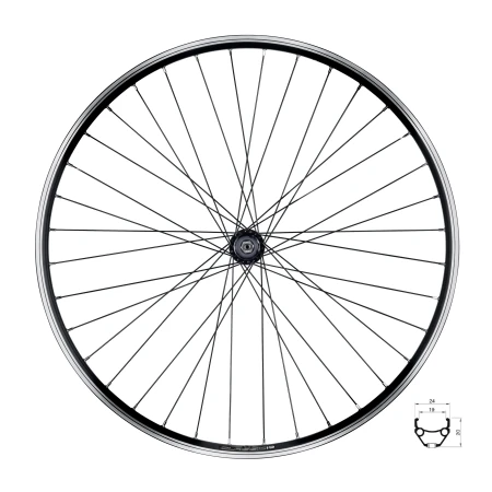 Zadní kolo FORCE CLASSIC 559x19 "V" F804321 36d