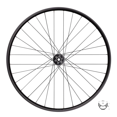 Přední kolo FORCE XC DISC 622x23 F804384-6d/15x100 32d