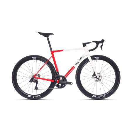 Silniční kolo Superior RR 9.8 Gloss Red / White 2025
