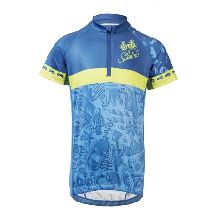 Dětský dres Silvini CD1434 Scrivia, blue-lime