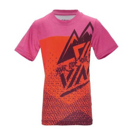 Dětský dres Silvini CD2283 Denni, orange-fuchsia