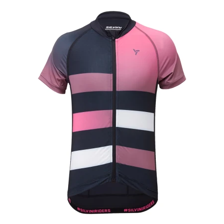 Dětský dres Silvini CD2284 Mazzani, black-fuchsia