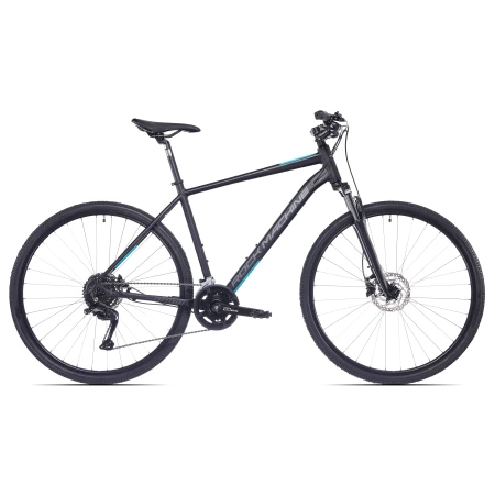 Crossové kolo Rock Machine Crossride 700 Matte Black/Grey/Petrol 2026