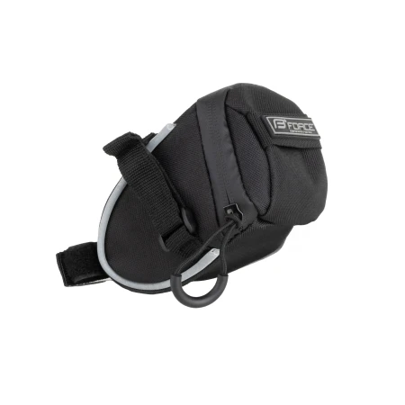 Brašna pod sedlo FORCE JET suchý zip,černá M, 0,4 litru