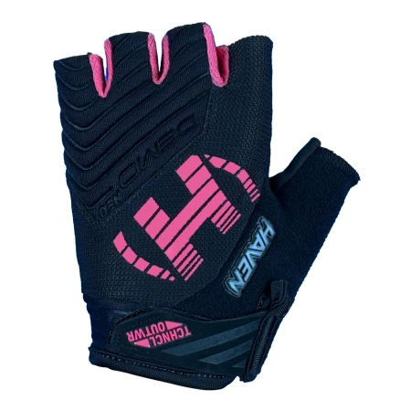 Rukavice HAVEN DEMO NEO short black/pink