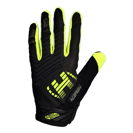 Rukavice HAVEN DEMO NEO long black/green