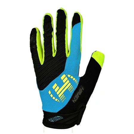 Rukavice HAVEN DEMO NEO long blue/green